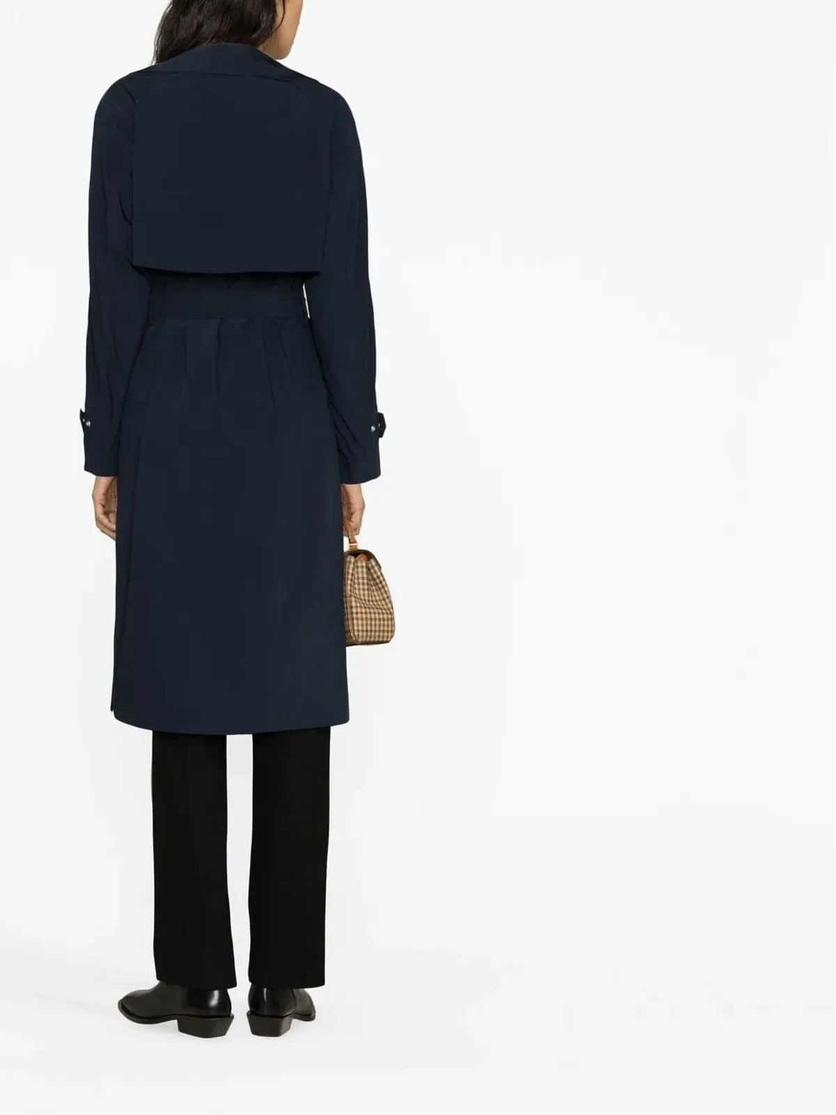 Woolrich ロゴパッチ トレンチコート - 画像4