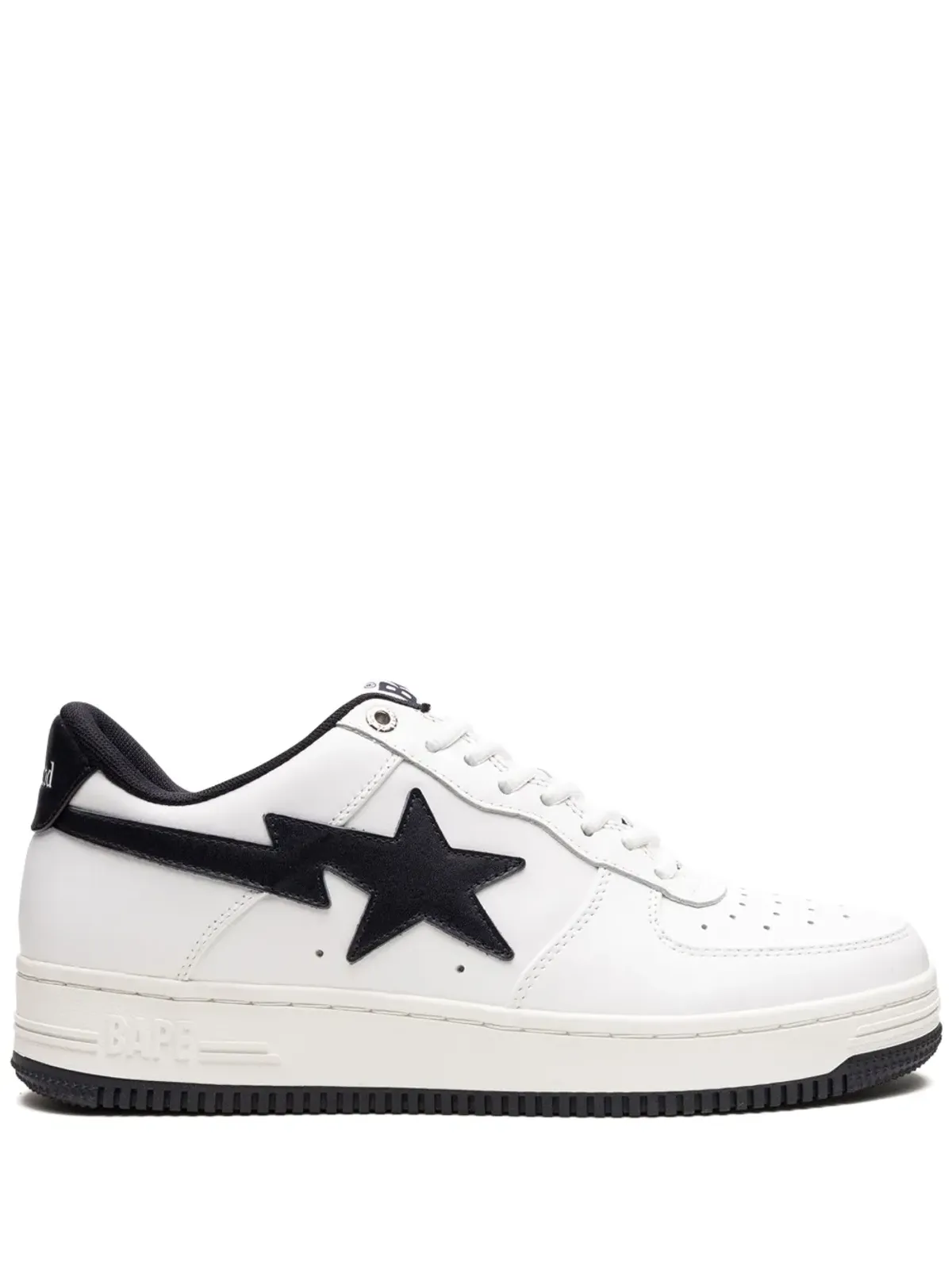 A BATHING APE® x Jjjjound Bapesta White/Navy スニーカー - 画像1