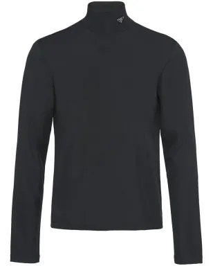 Prada 三角ロゴ ロールネックトップ - サムネイル1