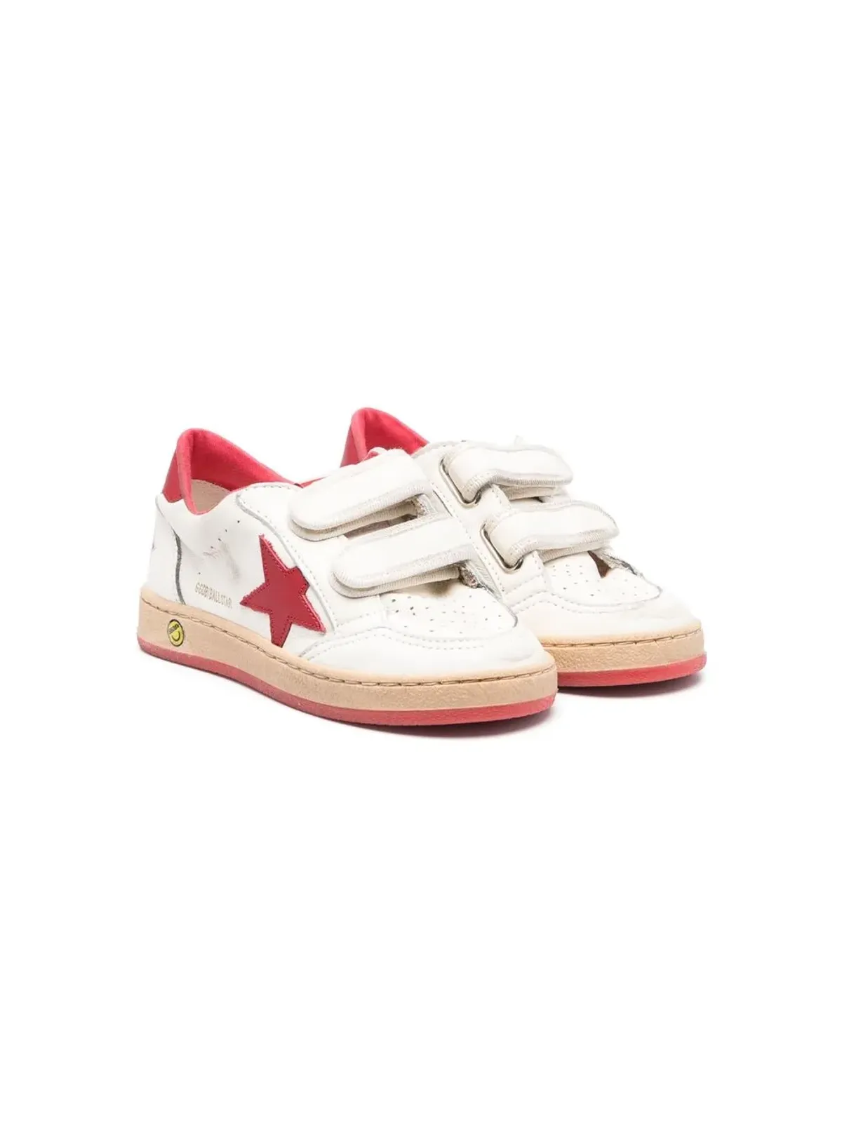 Golden Goose Kids オールドスクール・タッチストラップスニーカー - 画像1