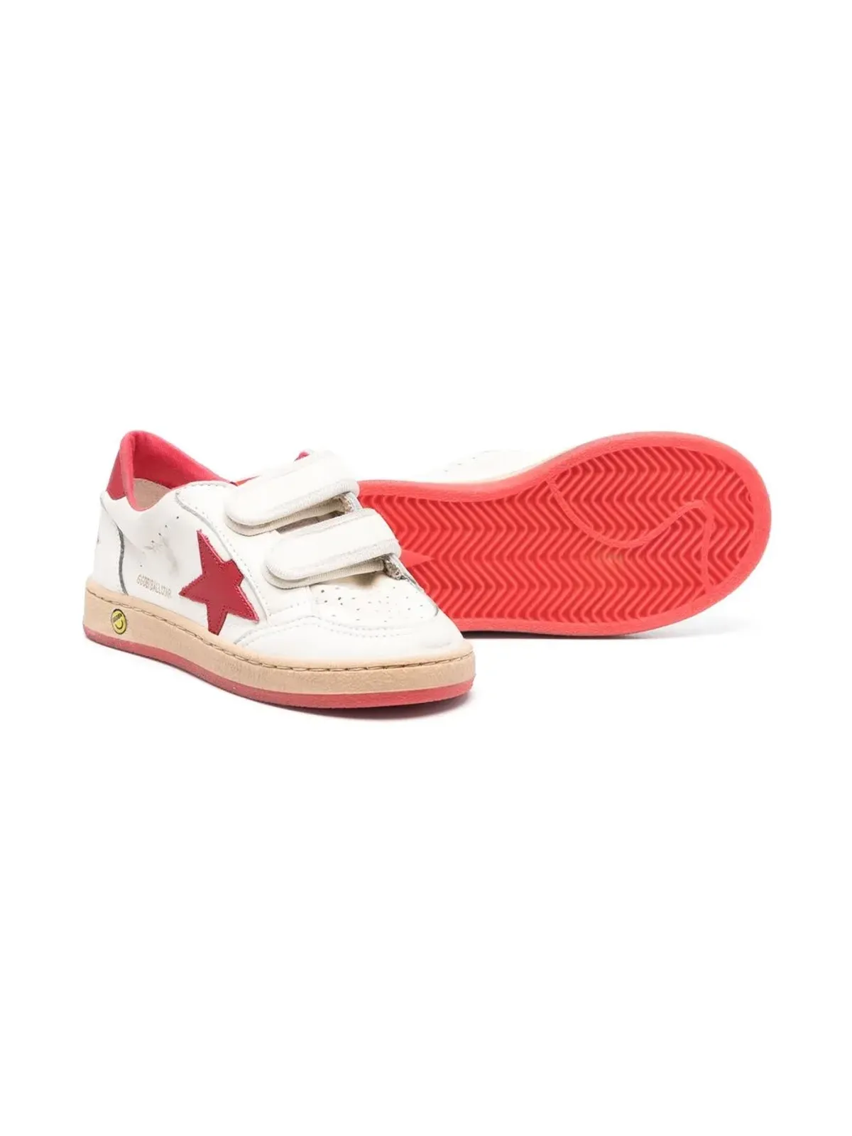 Golden Goose Kids オールドスクール・タッチストラップスニーカー - 画像2