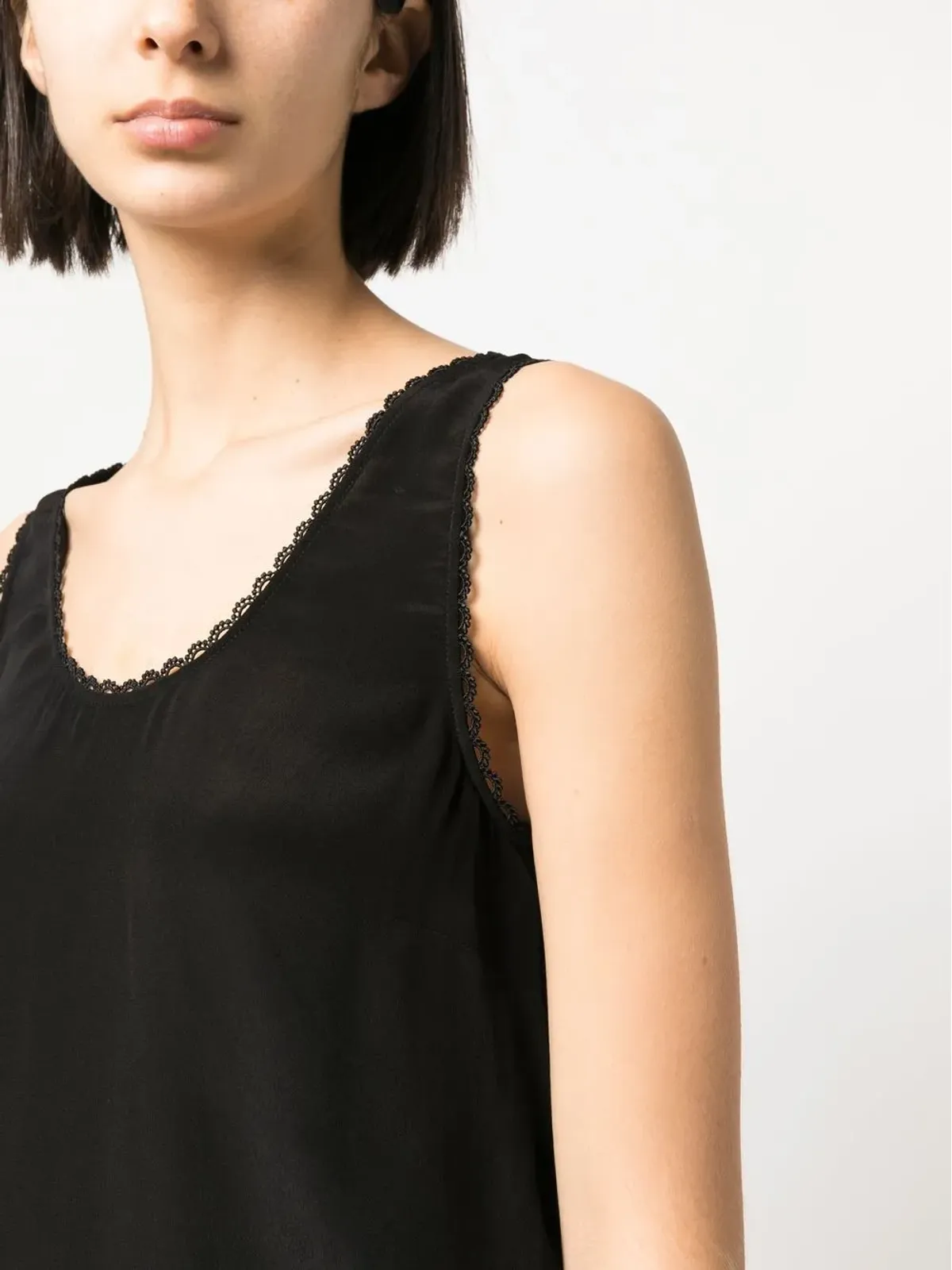 TWINSET scallop-edge tank top - 画像5
