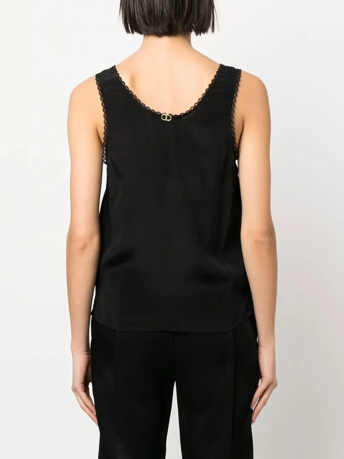 TWINSET scallop-edge tank top - 画像4