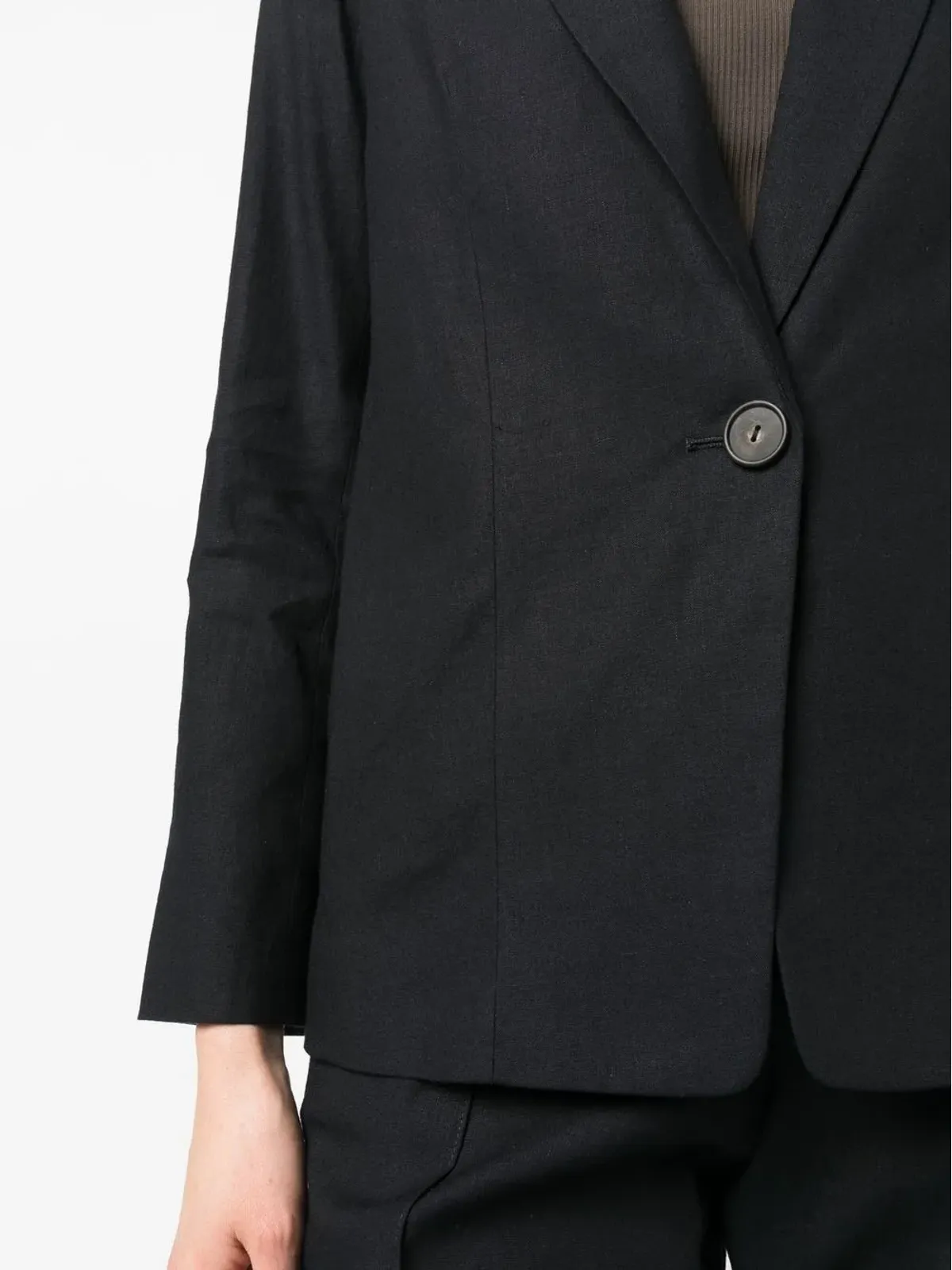 Vince ブルーのシングルブレストブレザー - 画像5