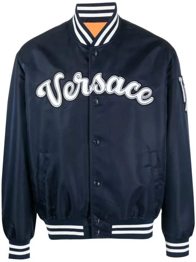 VERSACE Versace ロゴアップリケ ボンバー ジャケットの商品画像