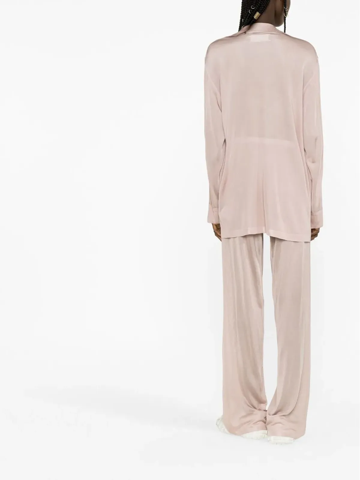 Maison Margiela オーバーサイズ ボタンアップ ブラウス - ピンク - 画像3