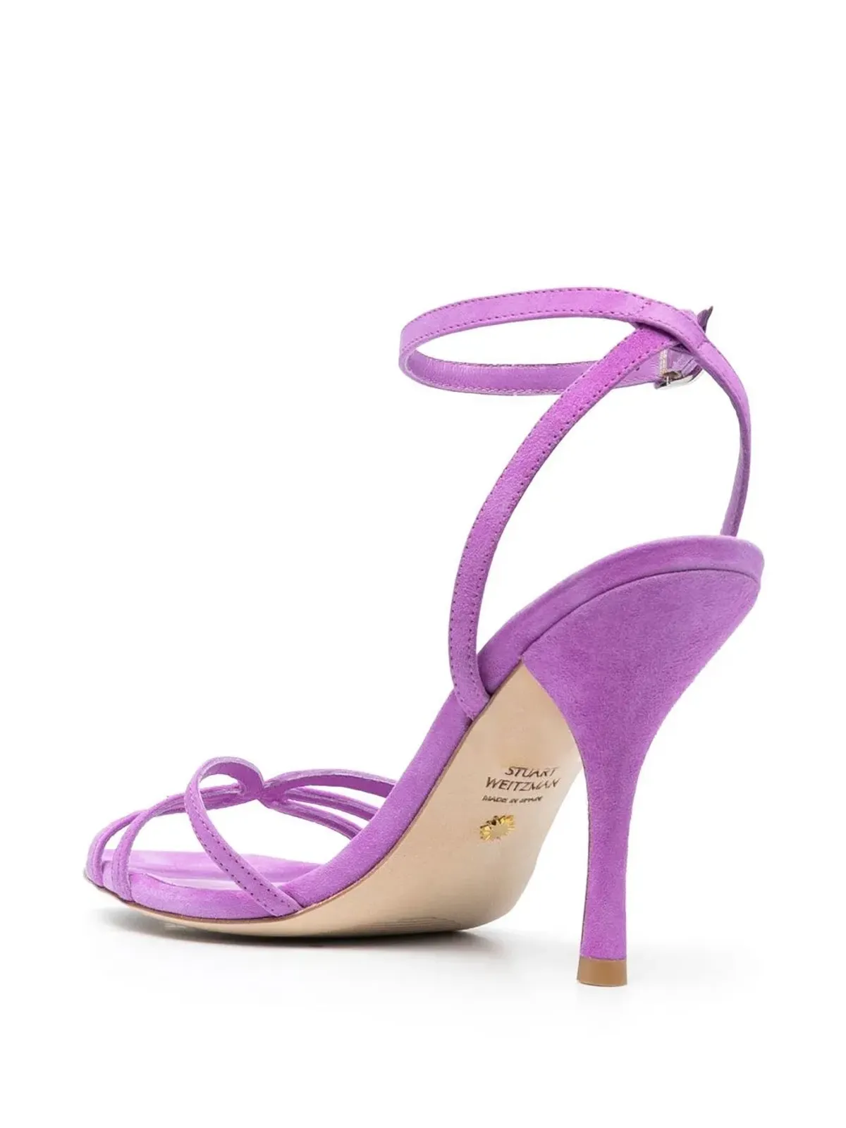 Stuart Weitzman ヌディスト 100mm スエードサンダル - 画像3
