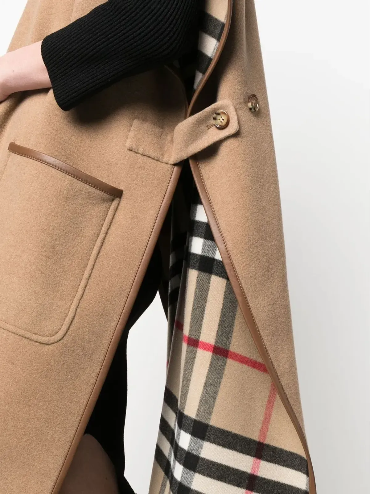 Burberry プレススタッドケープ - 画像5