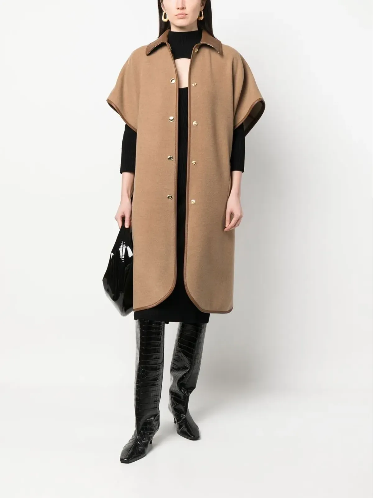 Burberry プレススタッドケープ - 画像2