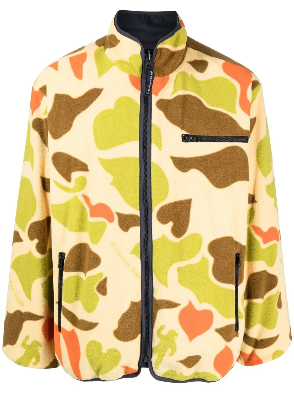 Billionaire Boys Club 迷彩プリント リバーシブル フリース ジャケット - 画像1