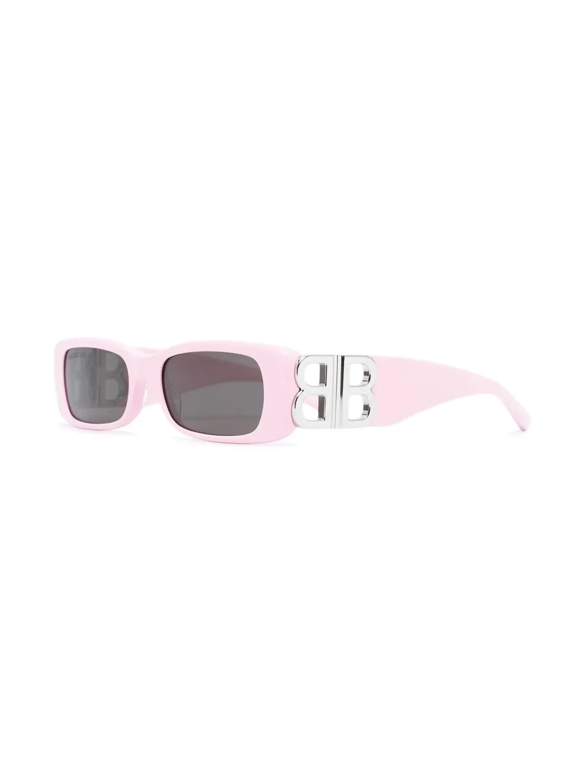 Balenciaga Eyewear クリスタル装飾のスクエアフレーム サングラス - Pink - 画像2