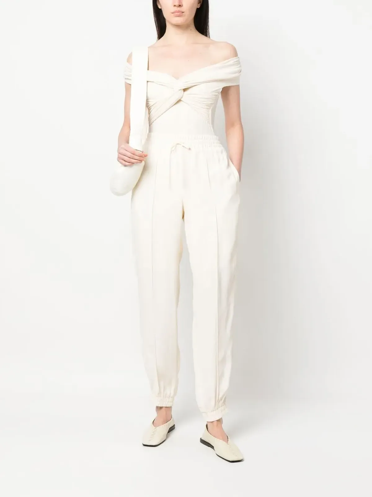 Jil Sander ドローストリング テーパードパンツ - 画像2