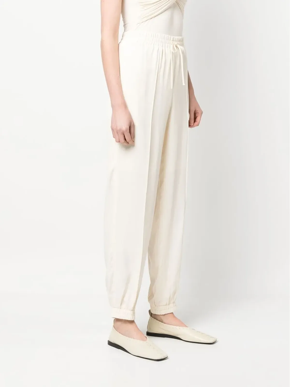 Jil Sander ドローストリング テーパードパンツ - 画像3