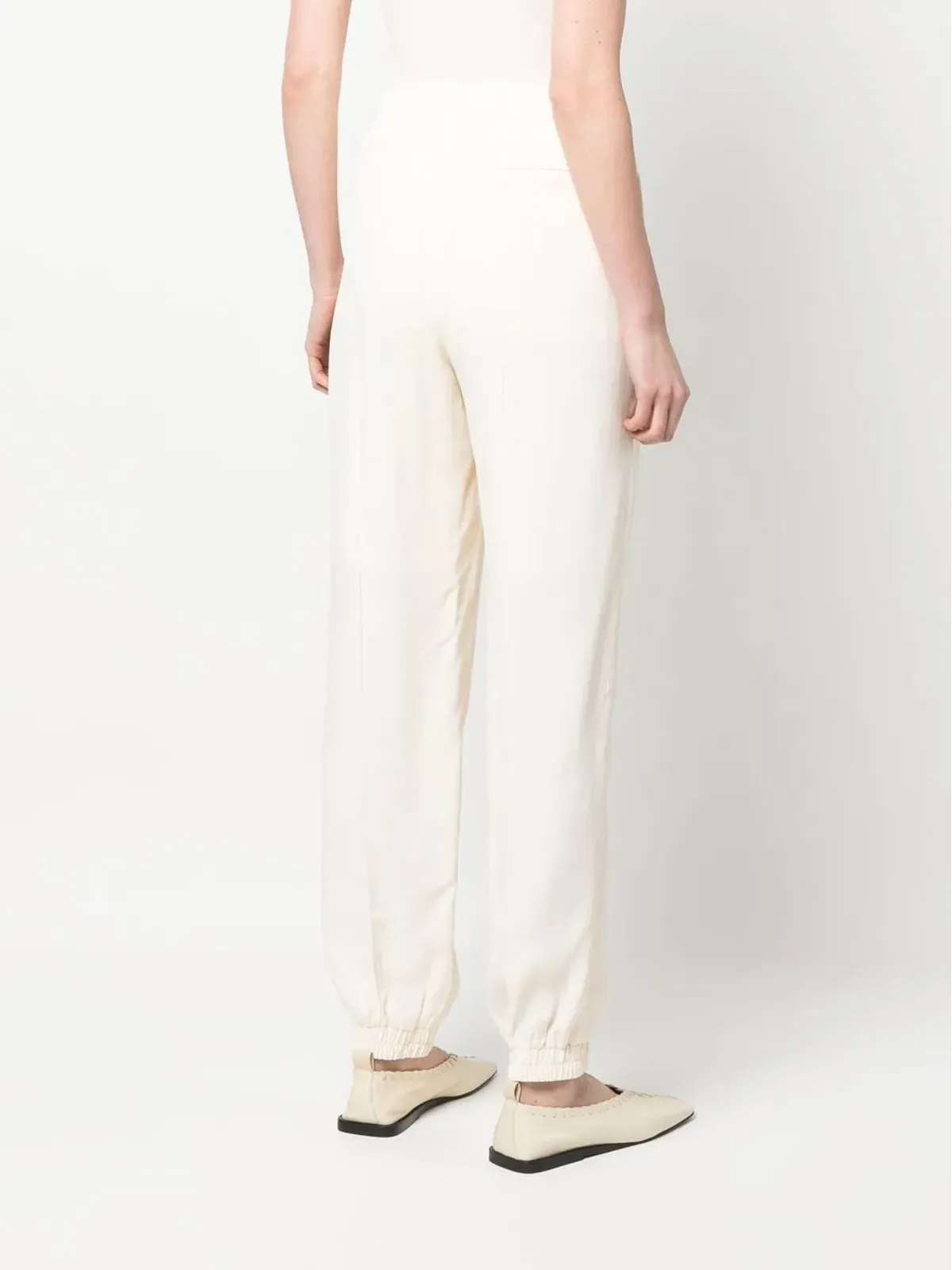 Jil Sander ドローストリング テーパードパンツ - 画像4