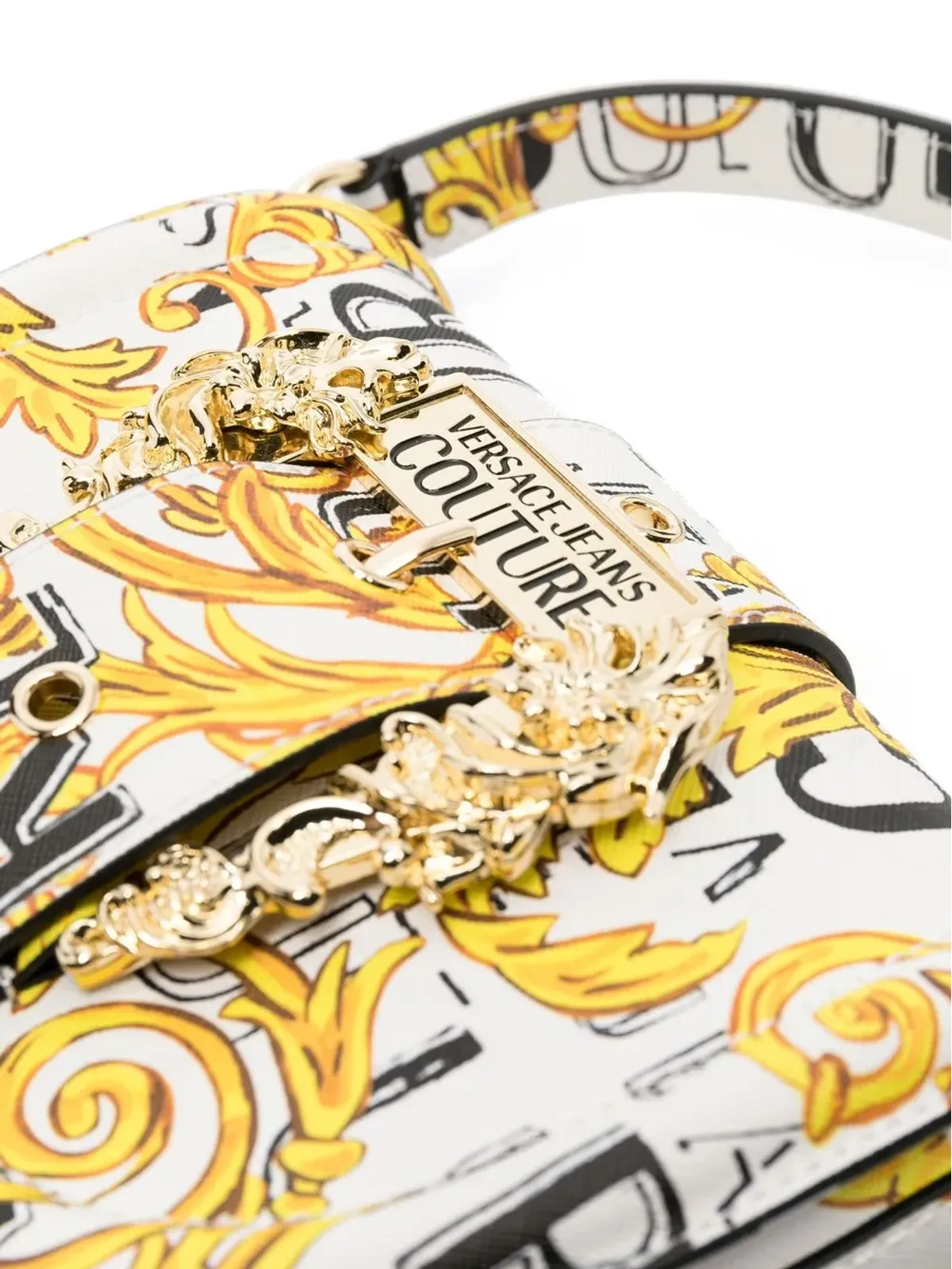 Versace Jeans Couture Couture-print ショルダーバッグ - ホワイト - 画像5