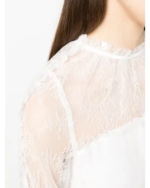 PINKO シャンティリーレース長袖ブラウス - サムネイル5