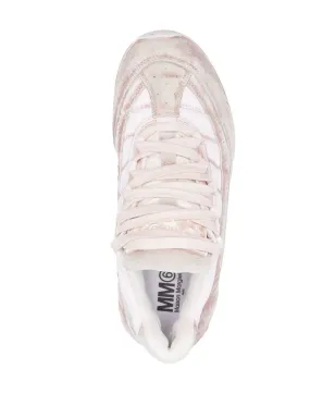 MM6 Maison Margiela パネルド ロー・トップ スニーカー - サムネイル4