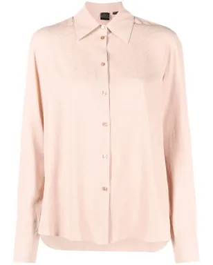 PINKO ジャカードロゴ長袖シャツ - サムネイル1