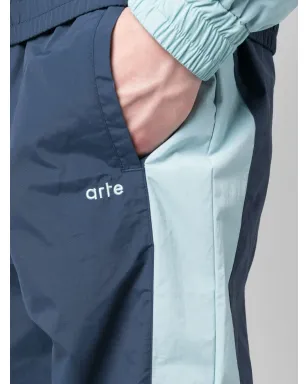 Arte Antwerp パネルデザインのトラックパンツ - ブルー - サムネイル5