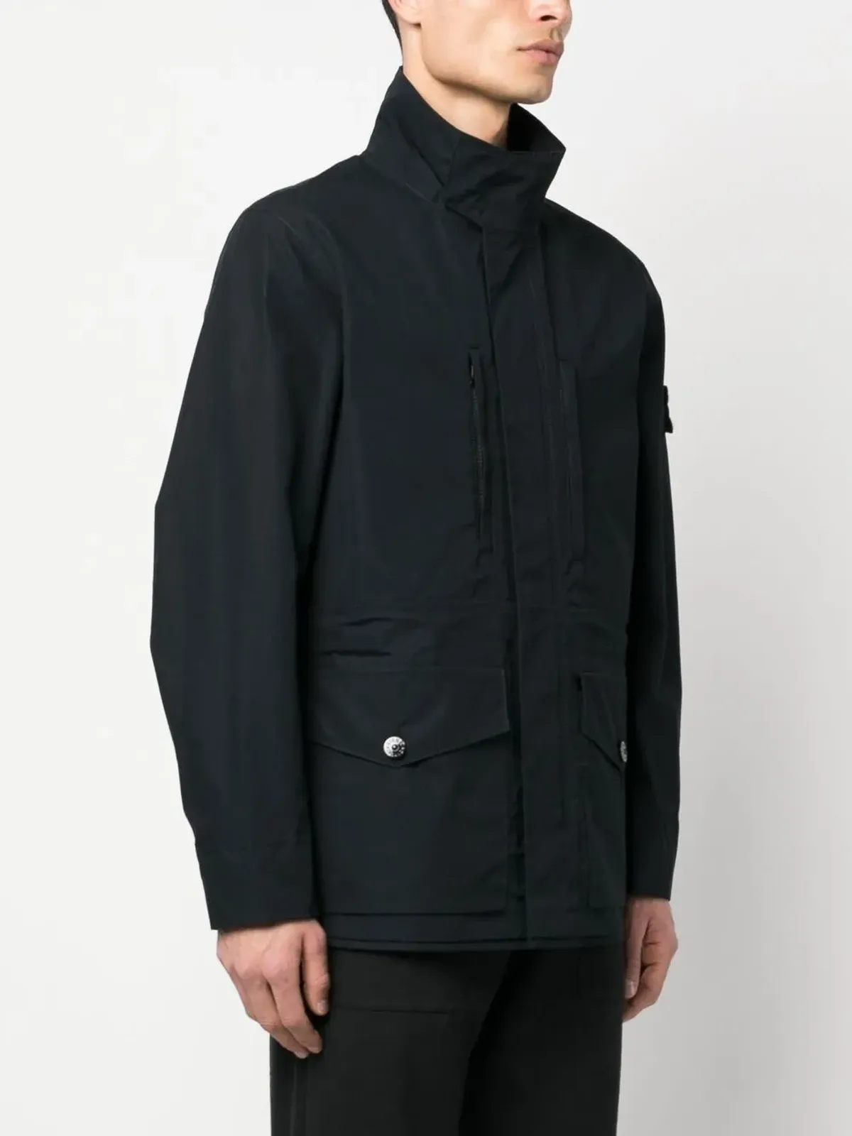 Stone Island コンパスパッチ長袖ジャケット - 画像3