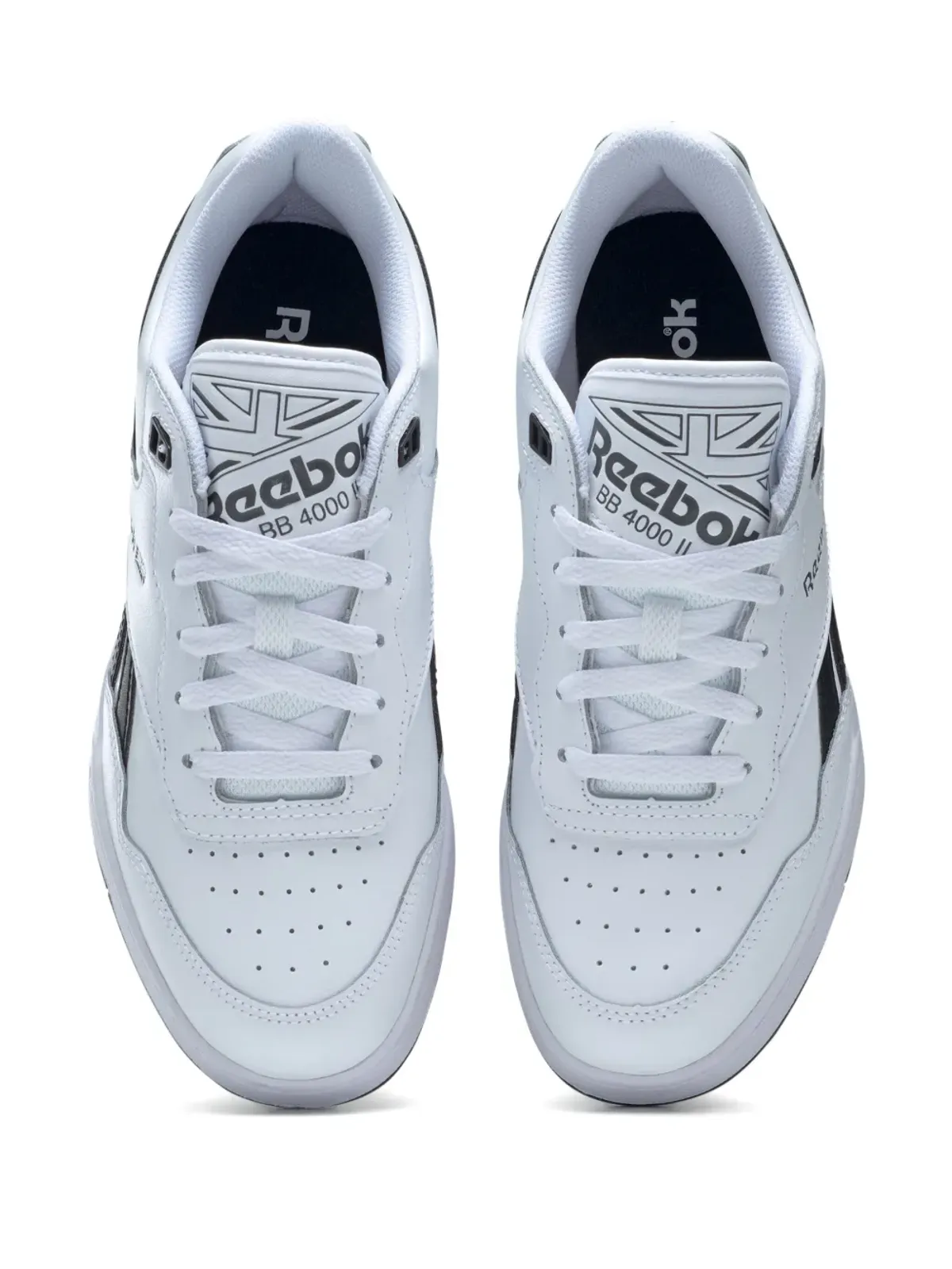 Reebok BB 4000 II レザー スニーカー - White - 画像4
