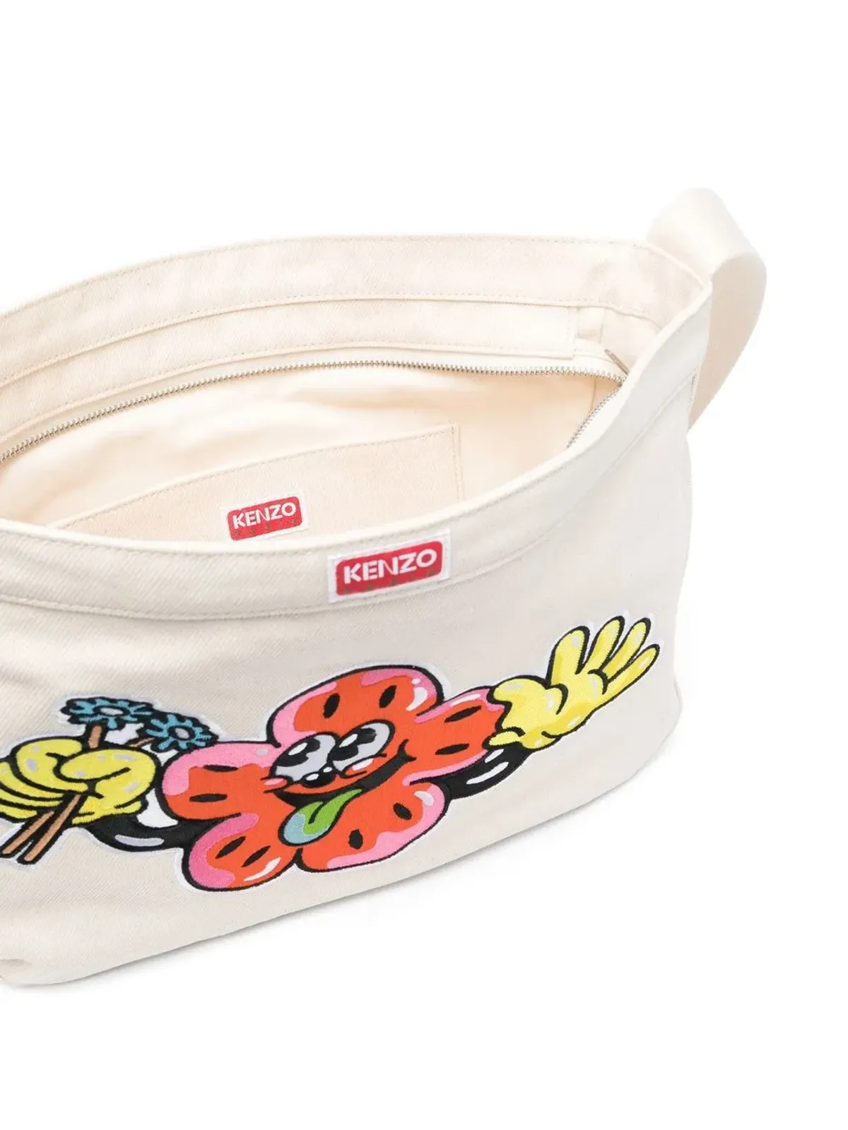 Kenzo ロゴパッチ ショルダーバッグ - 画像5
