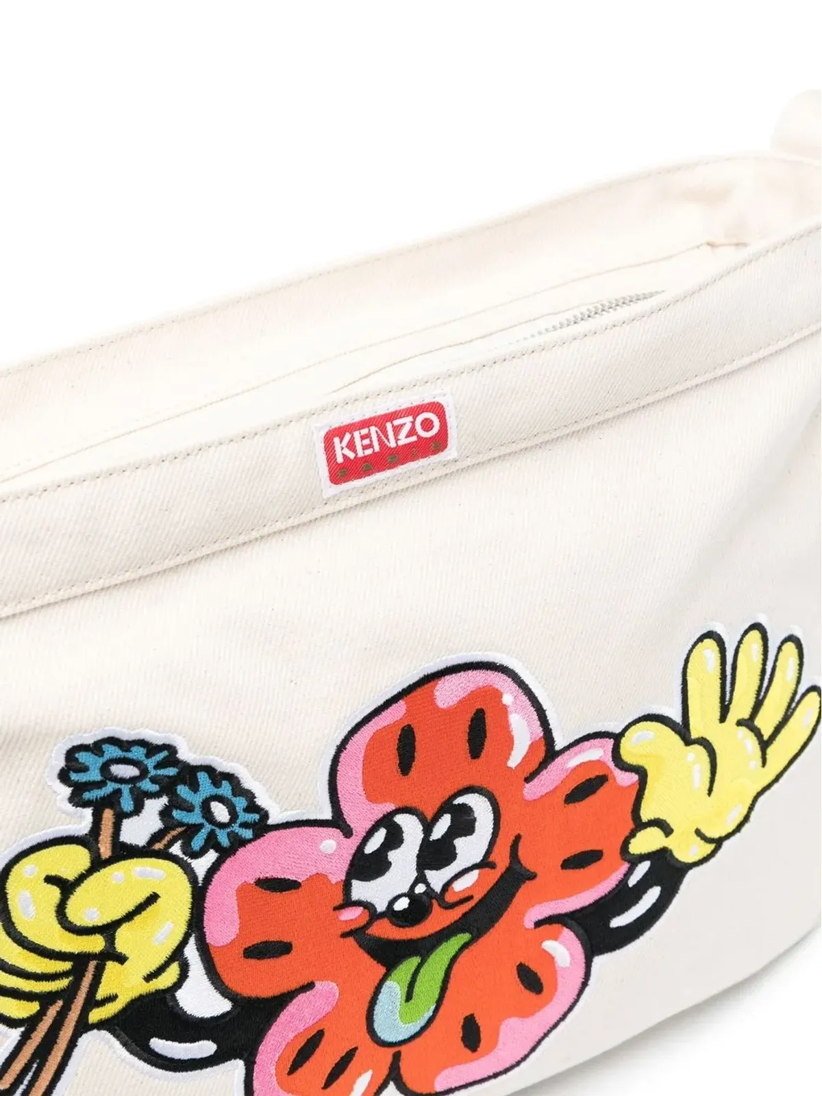 Kenzo ロゴパッチ ショルダーバッグ - 画像4