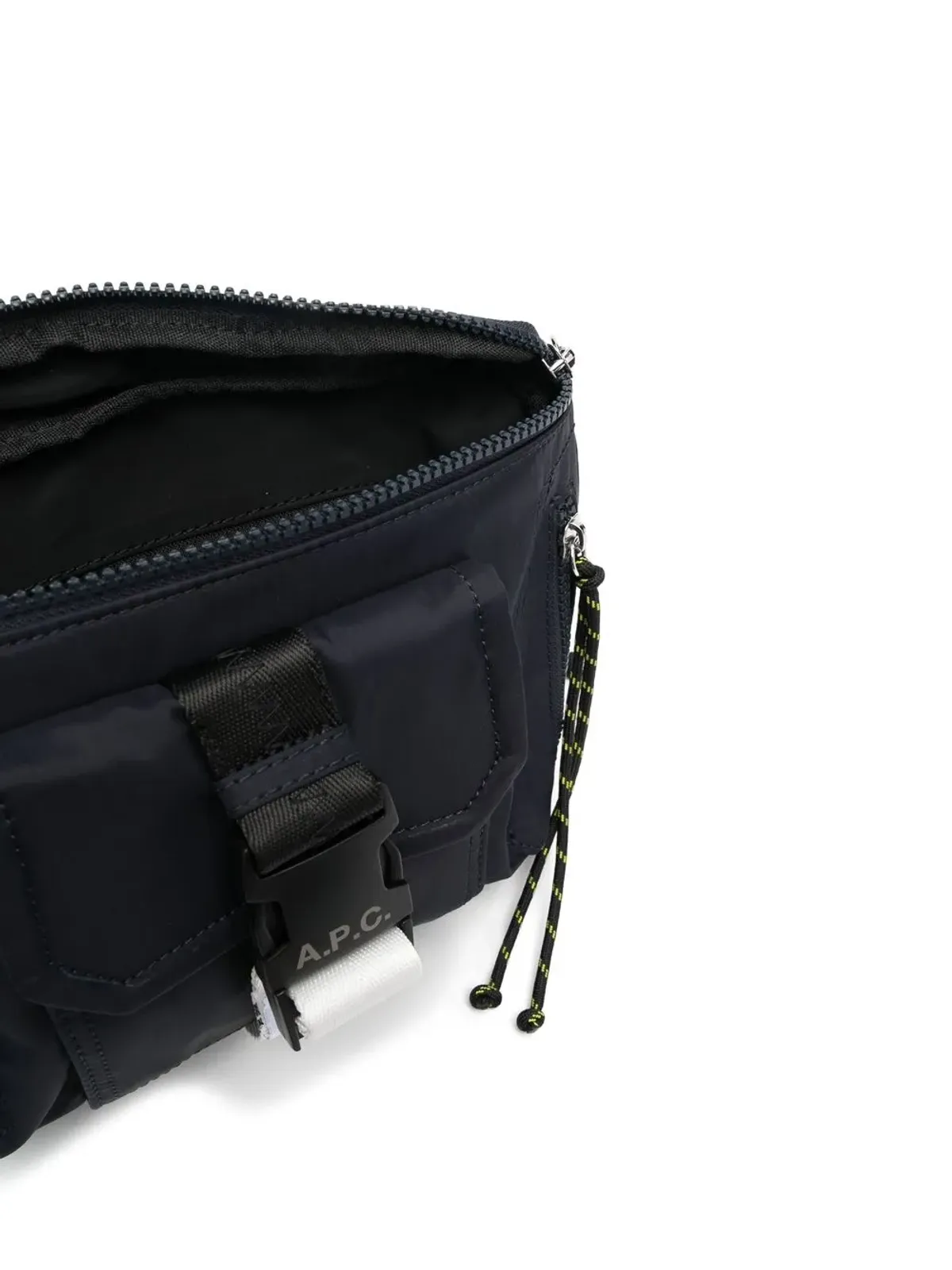 A.P.C. ロゴパッチ ベルトバッグ - ブルー - 画像5