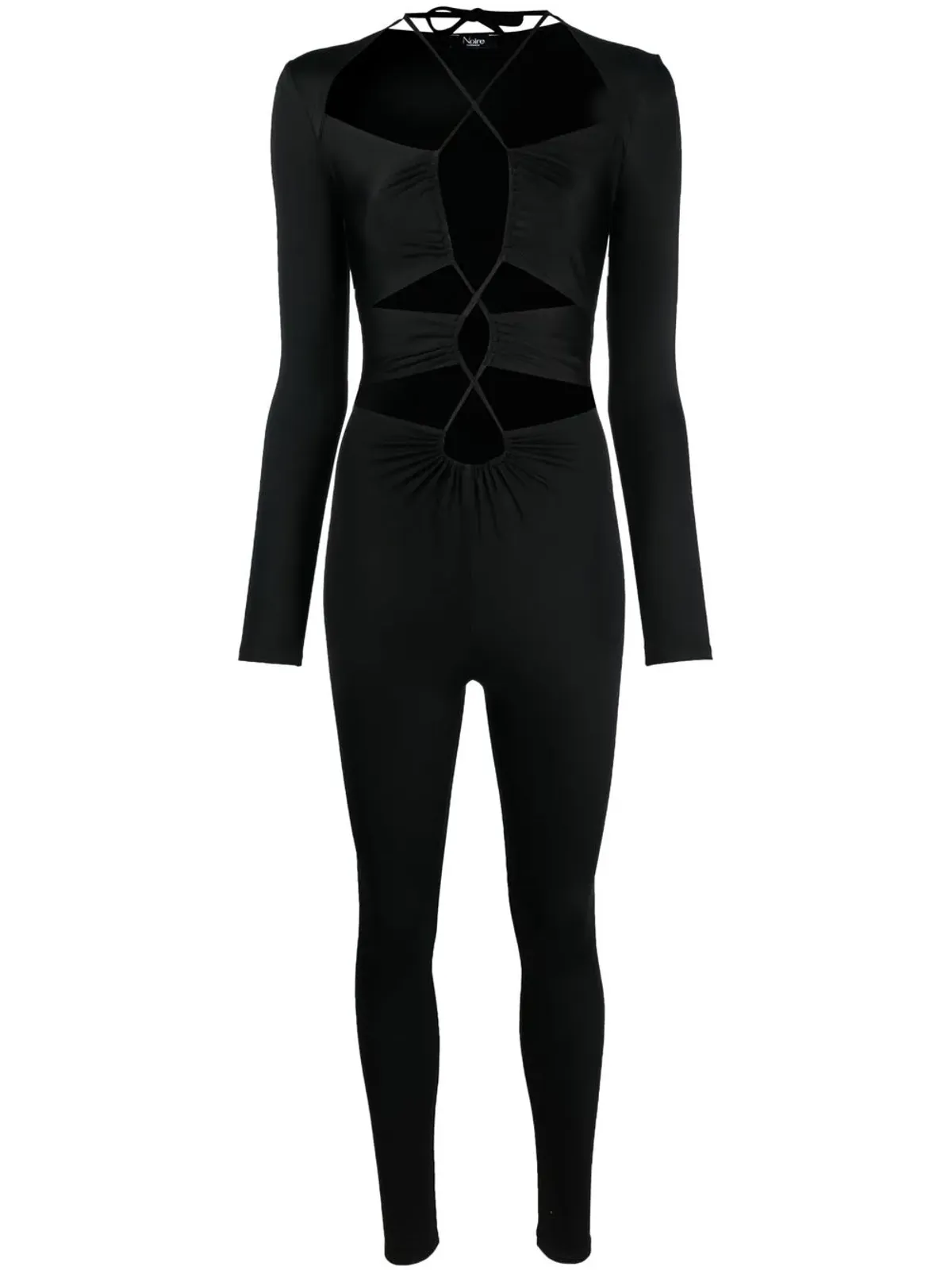 Noire Swimwear カットアウトディテール ジャンプスーツ - 画像1