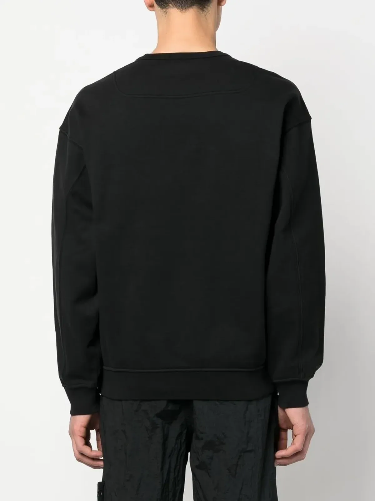 Stone Island 刺繍ロゴ クルーネック スウェットシャツ - 画像4