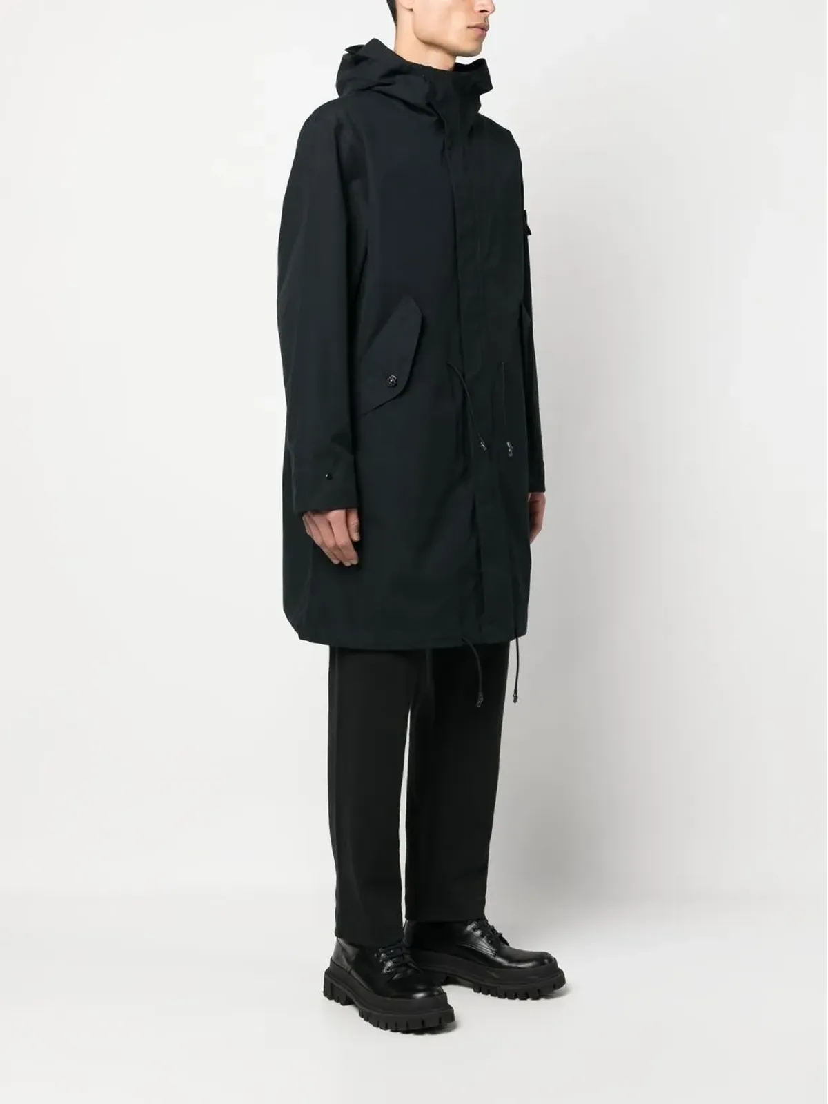 Stone Island コンパスパッチ ロングスリーブコート - 画像3