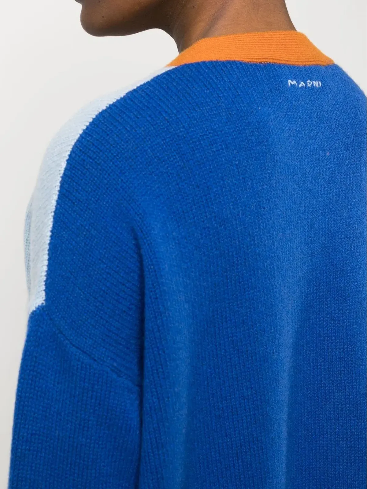 Marni コントラストトリム ニットカーディガン - 画像5