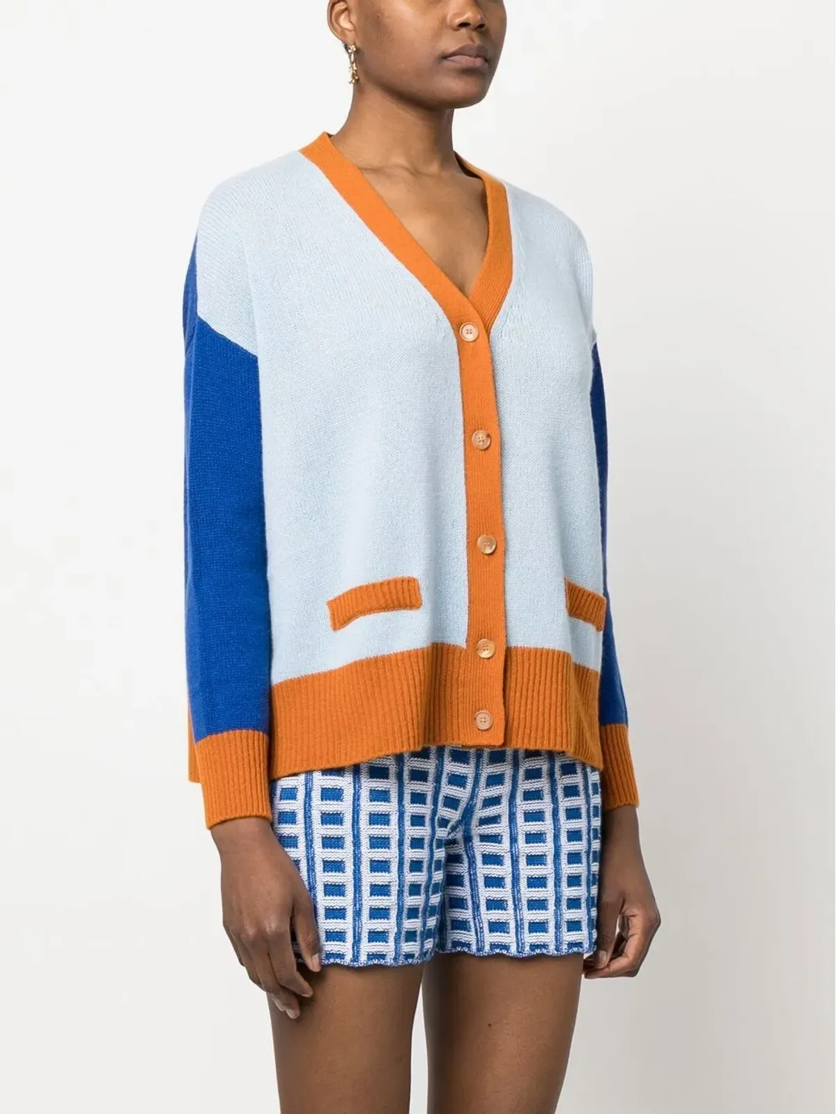 Marni コントラストトリム ニットカーディガン - 画像3