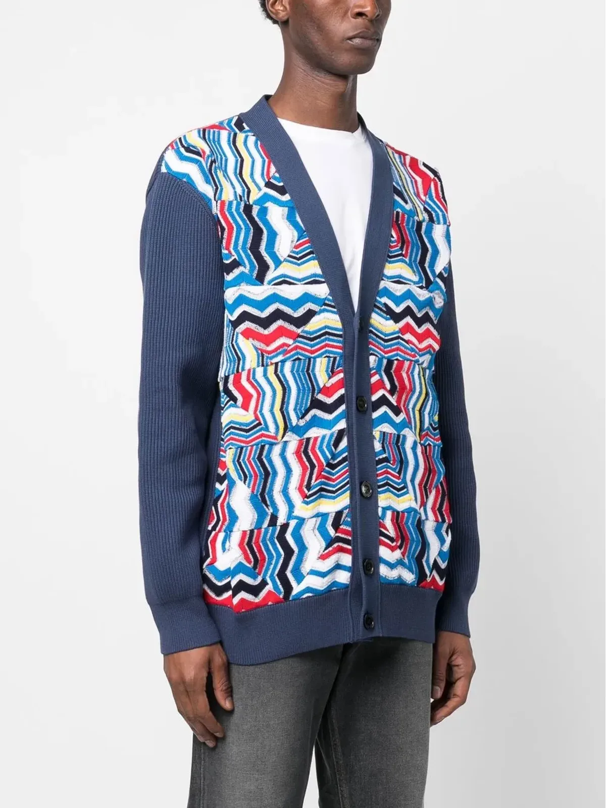 Missoni グラフィックプリント ニットカーディガン - 画像3
