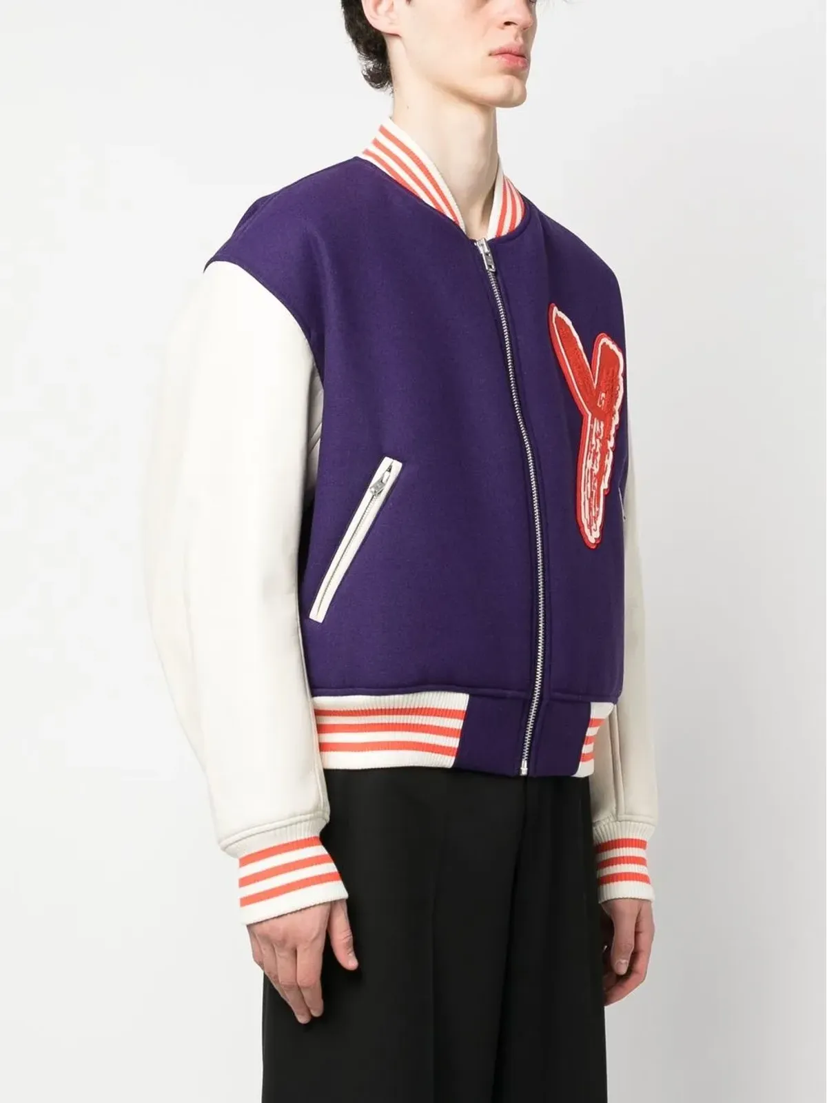 Y-3 グラフィックプリント ボンバージャケット - 画像3