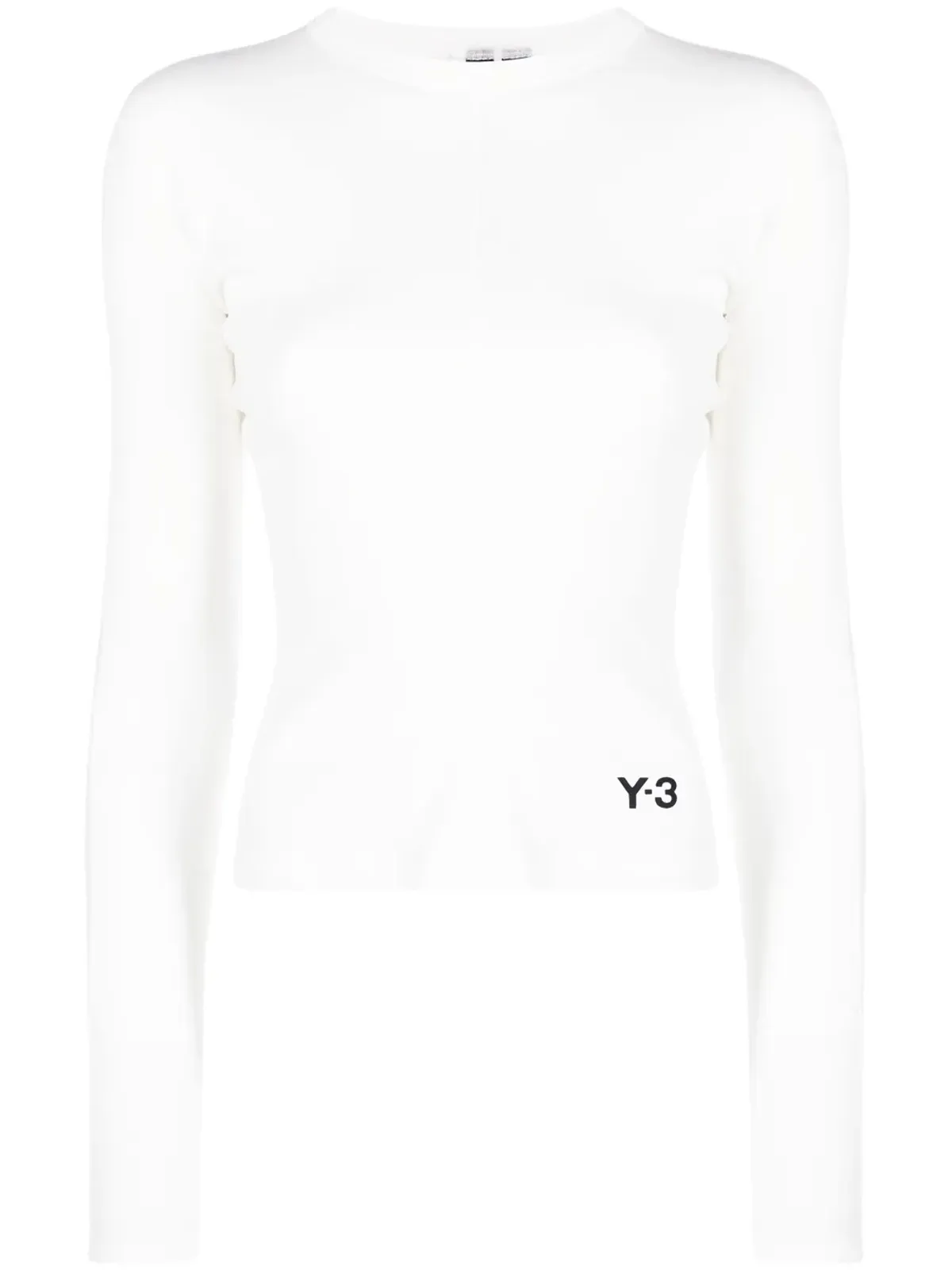 Y-3 ロゴプリント オーガニックコットン Tシャツ - 画像1