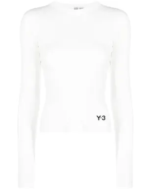 Y-3 ロゴプリント オーガニックコットン Tシャツ - サムネイル1