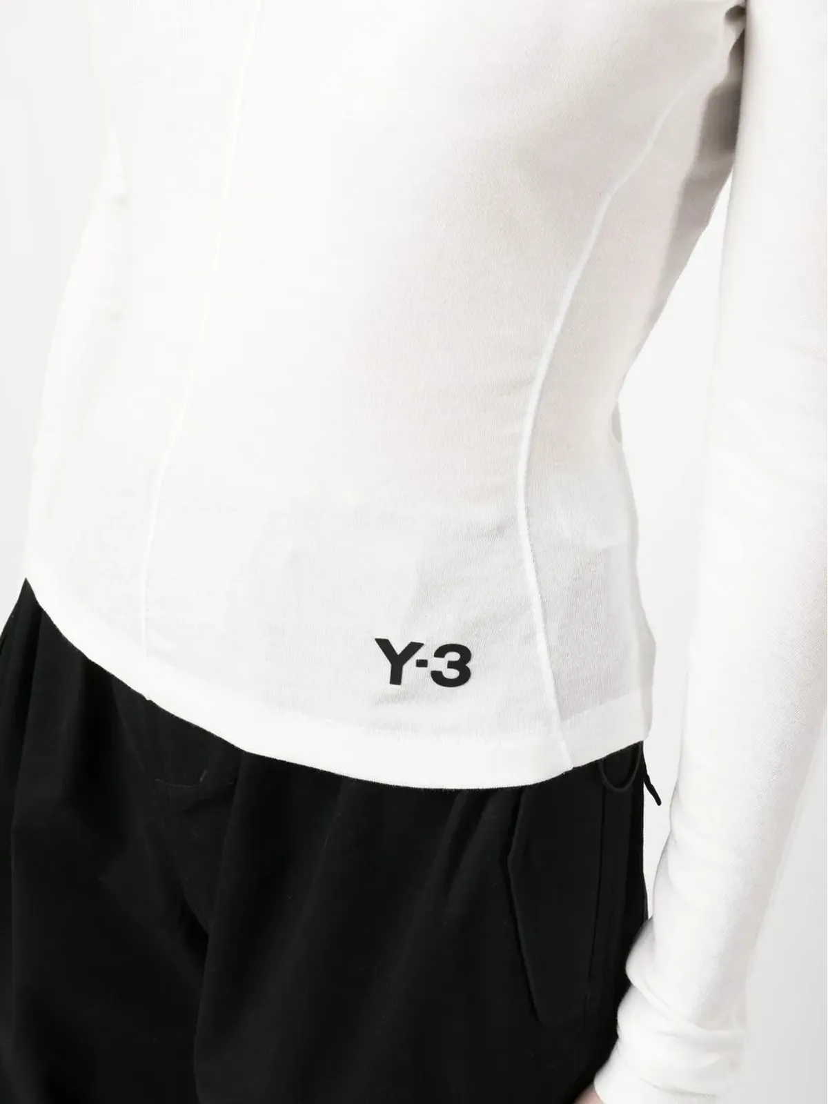Y-3 ロゴプリント オーガニックコットン Tシャツ - 画像5