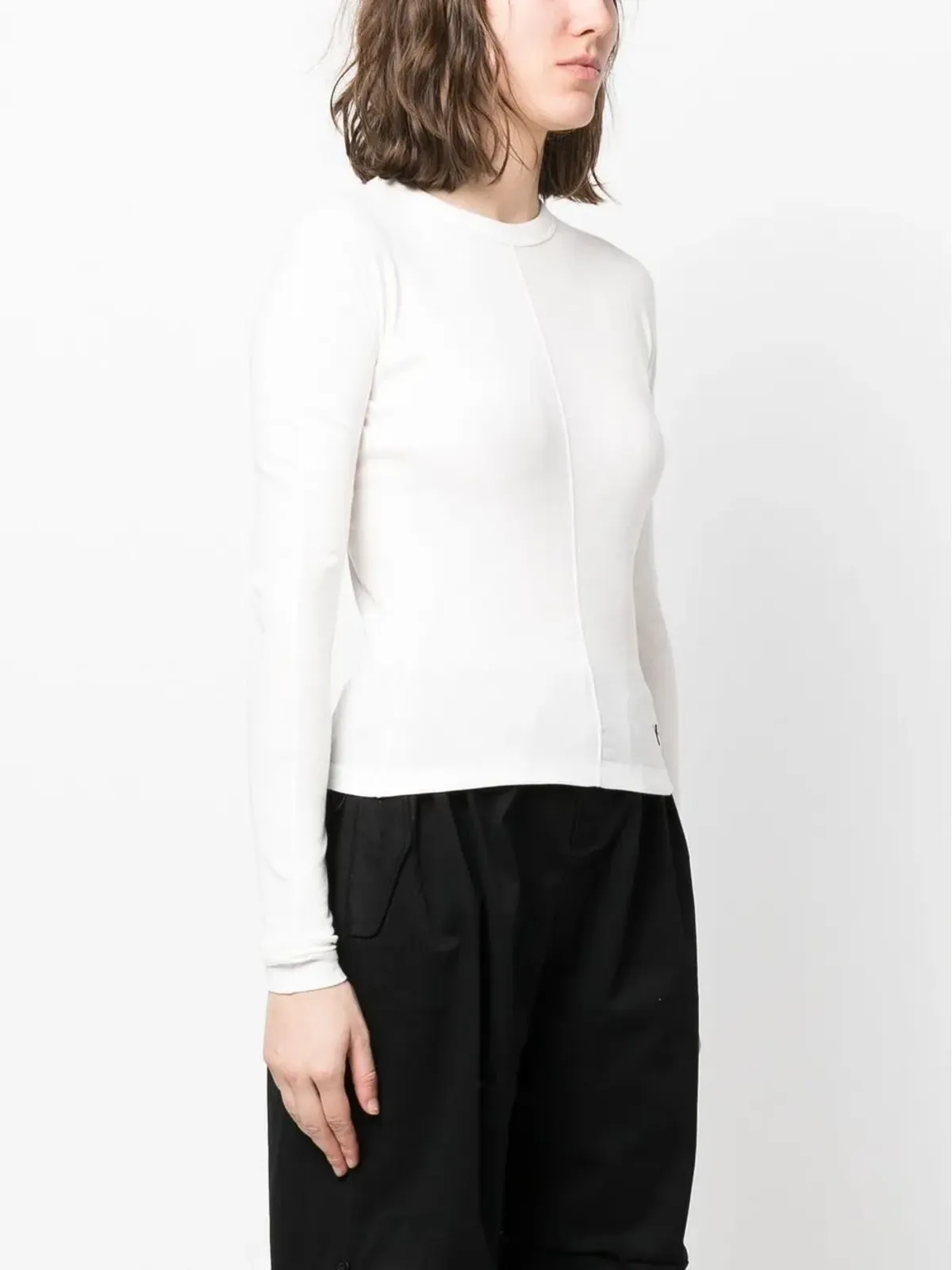 Y-3 ロゴプリント オーガニックコットン Tシャツ - 画像3