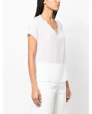Fabiana Filippi Vネック半袖Tシャツ - サムネイル2
