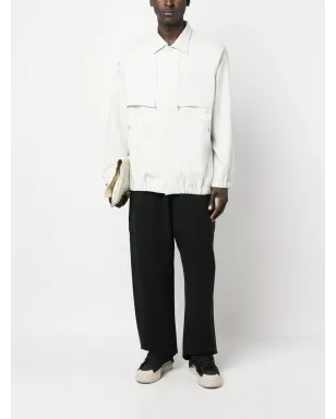 Y-3 グレーの前立てを隠したファスナー式ジャケット - サムネイル2