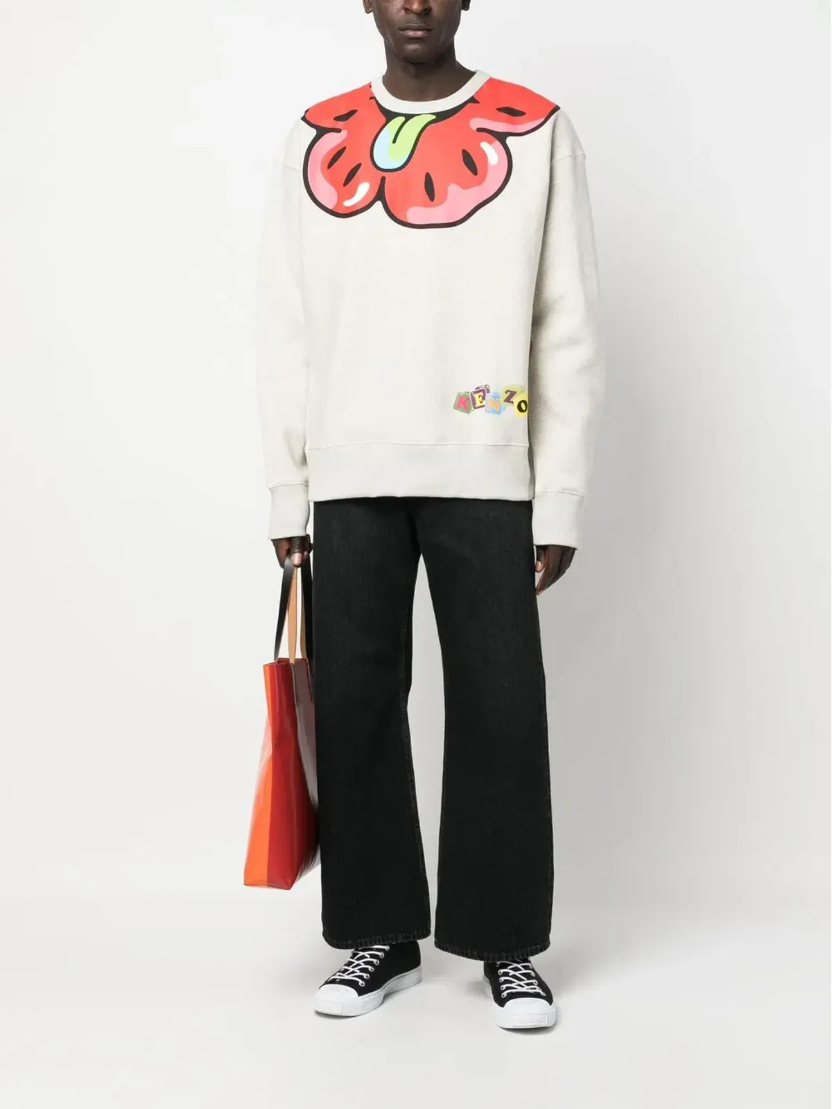 Kenzo ボケフラワー グラフィックプリント スウェットシャツ - 画像2