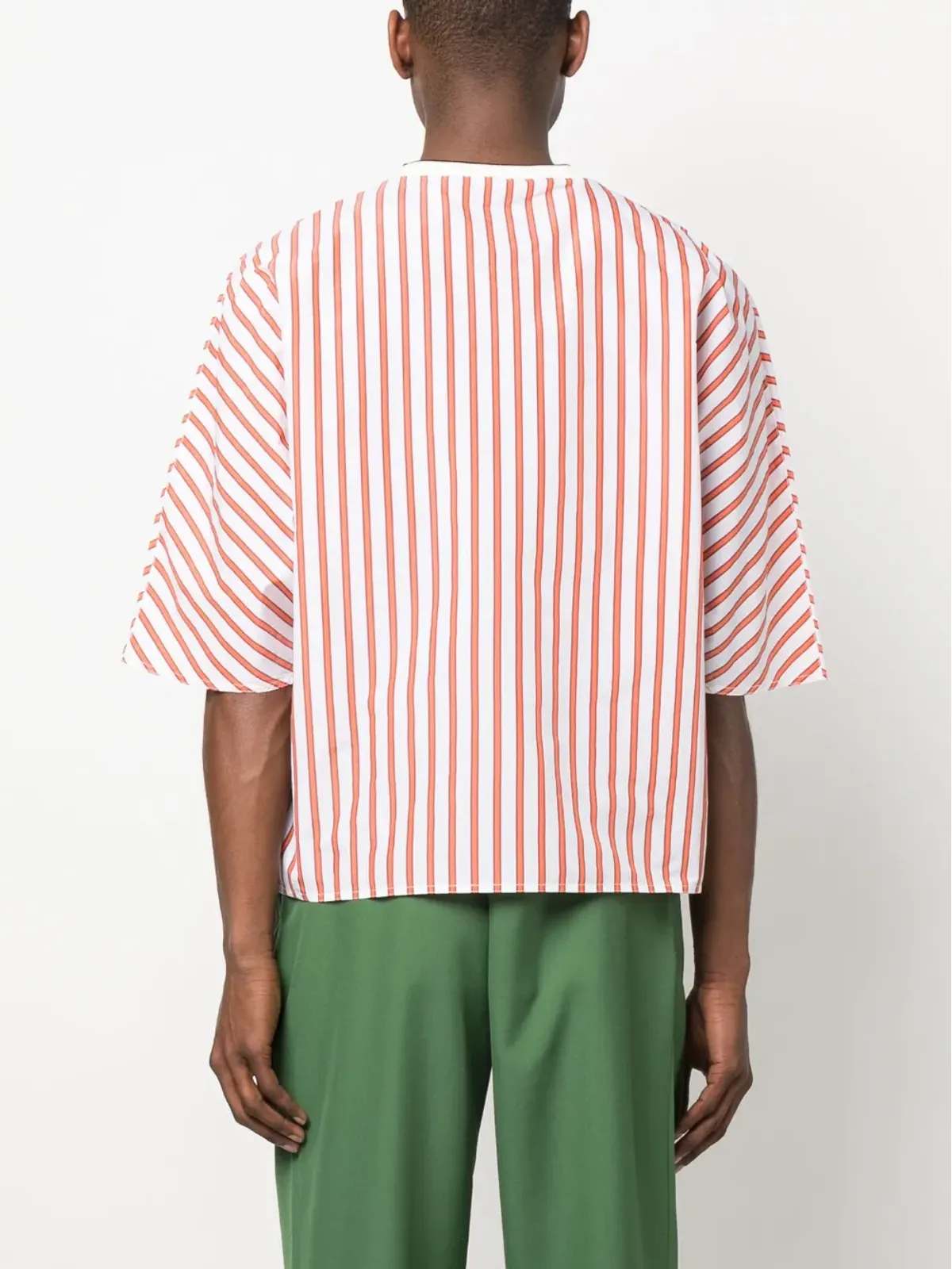 Sunnei ストライプ柄クルーネックTシャツ - 画像4
