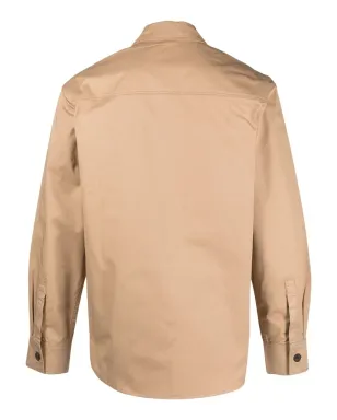 Maison Kitsuné ボタンアップシャツジャケット - ブラウン - サムネイル2