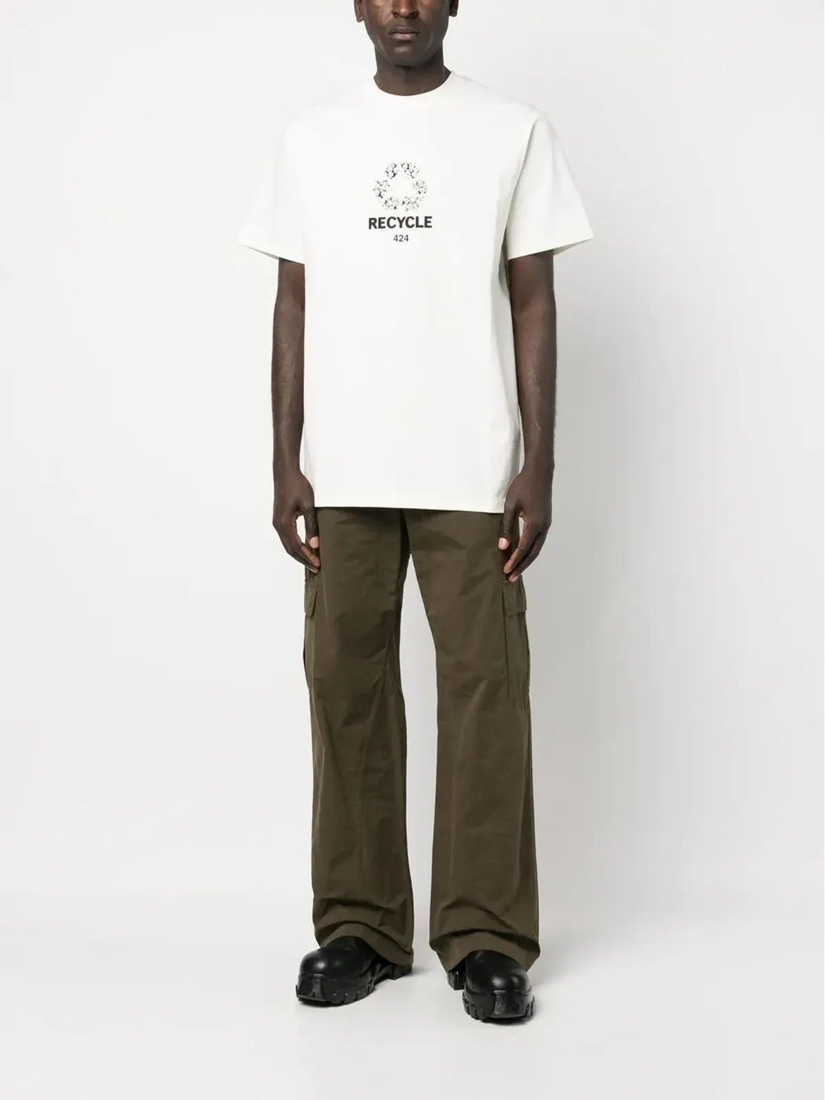 424 グラフィックロゴプリントTシャツ - 画像2