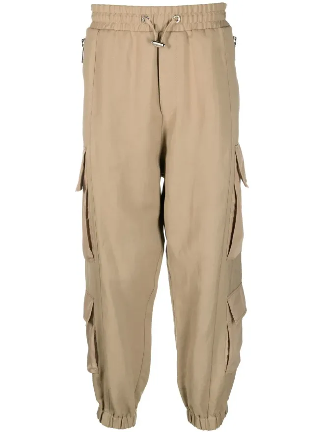 BALMAIN Balmain カーゴトラックパンツ - ブラウンの商品画像