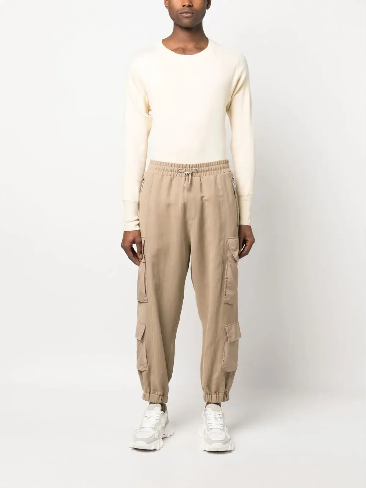 Balmain カーゴトラックパンツ - ブラウン - 画像2