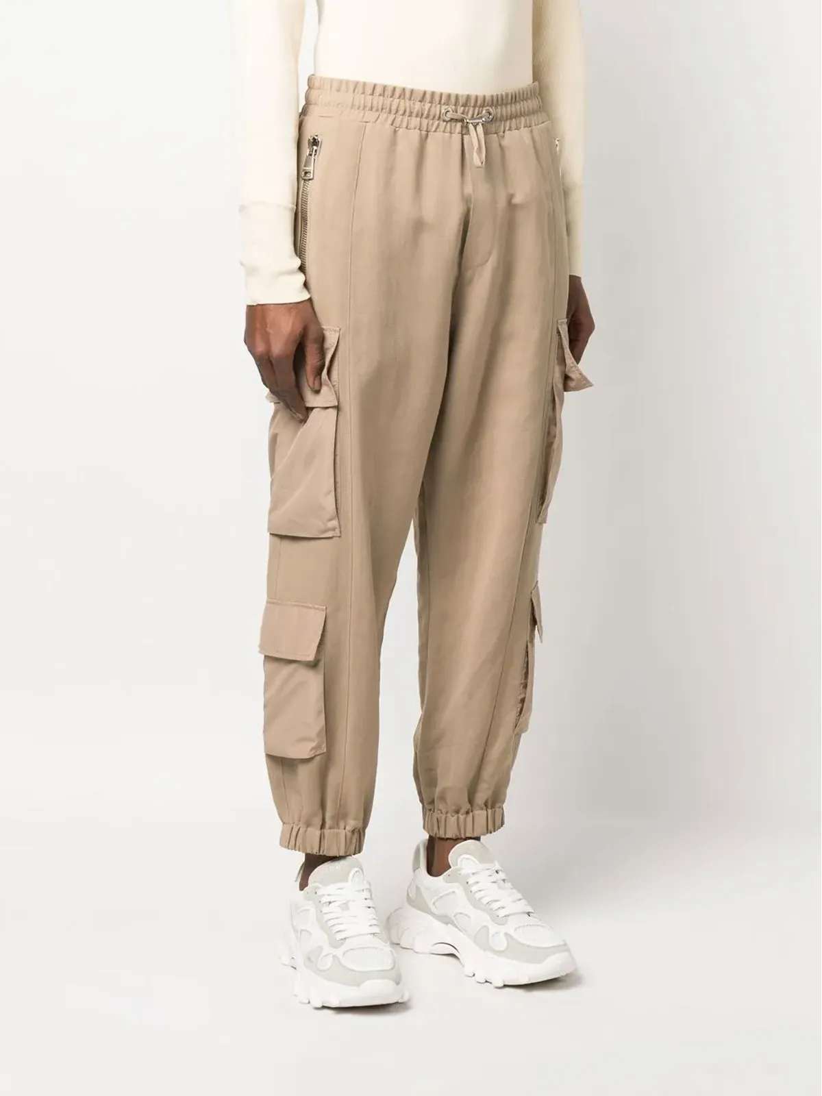 Balmain カーゴトラックパンツ - ブラウン - 画像3