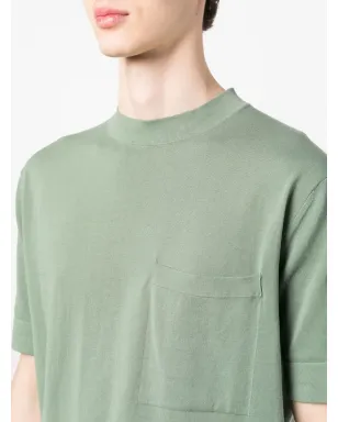 Dell'oglio クルーネック コットン Tシャツ - グリーン - サムネイル5