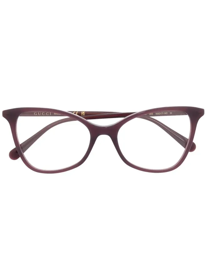 Gucci Eyewear Gucci Eyewear キャットアイフレーム眼鏡の商品画像